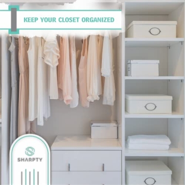 Sharpty Kids Plastic Hangers - Durable Children Closet Solution