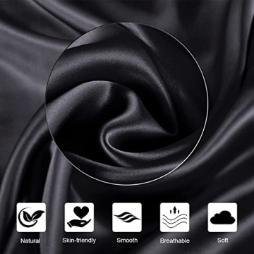 Ravmix Silk Pillowcase King Size for Skin and Hair