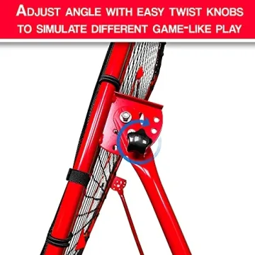 Pitch Back Net for Enhanced Baseball and Softball Skills