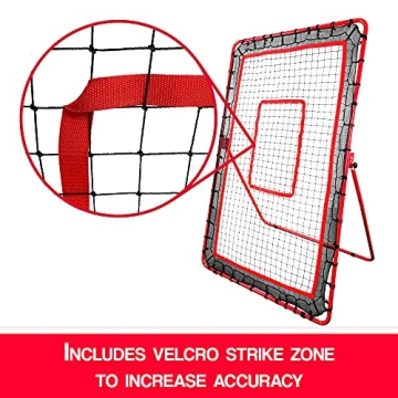 Pitch Back Net for Enhanced Baseball and Softball Skills