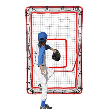 Pitch Back Net for Enhanced Baseball and Softball Skills