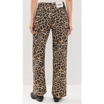 Ragged Priest Women's Leopard Wash Release Jeans for Stylish Comfort