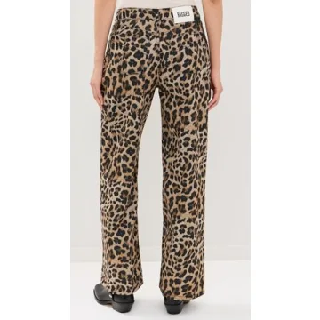 Ragged Priest Women's Leopard Wash Release Jeans for Stylish Comfort
