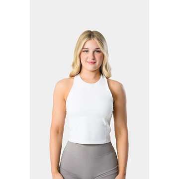 Kamo Fitness Ellyn High Neck Tank Top for Women