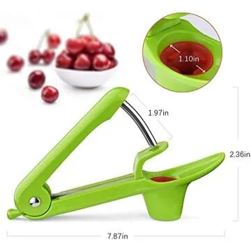 Easy-To-Use Cherry Pitter Tool for Mess-Free Snacking