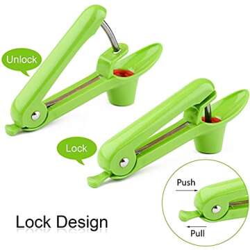 Easy-To-Use Cherry Pitter Tool for Mess-Free Snacking