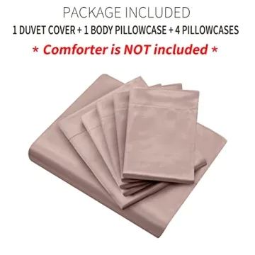 Ersmak Satin Duvet Cover Set for California King Bed