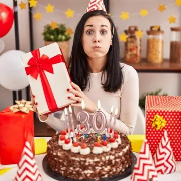 Rose Gold Cake Toppers - iNINGER 22nd Birthday Candle Set