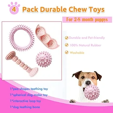 DogieLyn Puppy Teething Chew Toys for Small Dogs