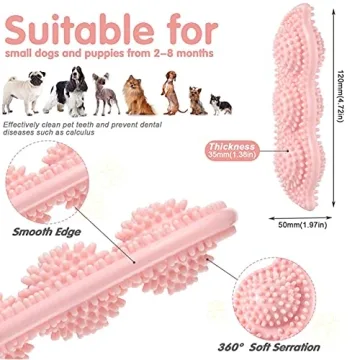 DogieLyn Puppy Teething Chew Toys for Small Dogs