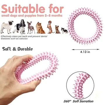 DogieLyn Puppy Teething Chew Toys for Small Dogs