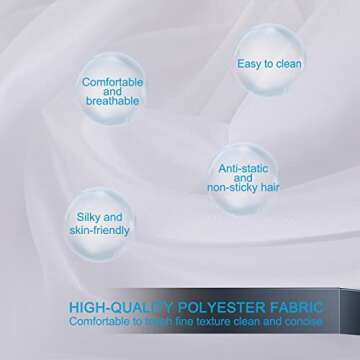 HUPBIPY Beard Bib Apron Hair Catcher for Shaving Non-Stick Shave Cape Grooming Accessories Gifts for Men Husband Father