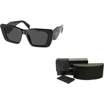 Prada Butterfly Sunglasses & Designer Care Kit Bundle