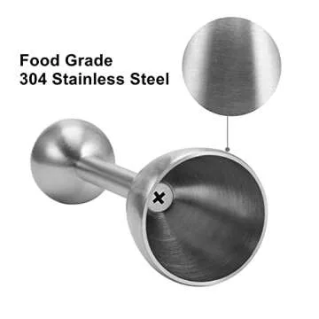 Xicennego Egg Cracker Topper Set of 5 - Stainless Steel Kitchen Essential