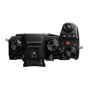 Panasonic LUMIX S5 Full Frame Mirrorless Camera, 4K 60P Video Recording with Flip Screen & WiFi, L-Mount, 5-Axis Dual I.S., DC-S5BODY (Black)