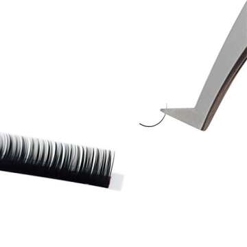 BEYELIAN Eyelash Extension,Classic Lash Extensions Individual Lashes Silk Volume Lashes Professional Salon Use 0.15 Thickness C Curl Mixed Tray Soft Application-Friendly