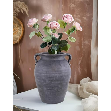 Stunning Large Rustic Ceramic Vase for Home Decor