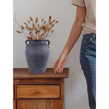 Stunning Large Rustic Ceramic Vase for Home Decor