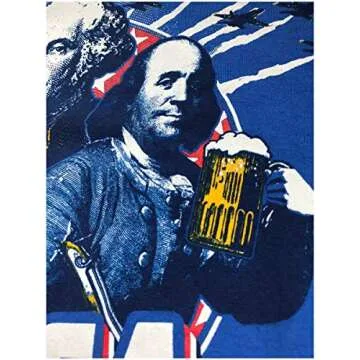 Ann Arbor T-shirt Co. Merica | Epic USA Patriotic American Party Patriot Unisex T-Shirt Men Women-Adult,S Royal Blue