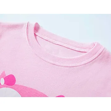 Cozy Dolphin&Fish Girls 100% Cotton Pajamas for Kids