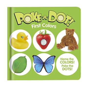Melissa & Doug Poke-a-Dot Children’s Books 3-Pack – First Words, Shapes, And Colors