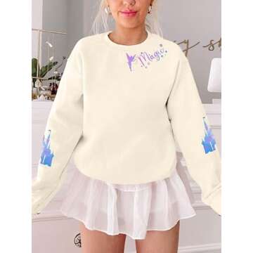 UNIQUENOE Women's Magic Kingdom T-shirt - Family Vacation Tee