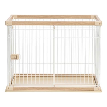 Stylish Medium Dog Crate from IRIS USA with Sliding Door