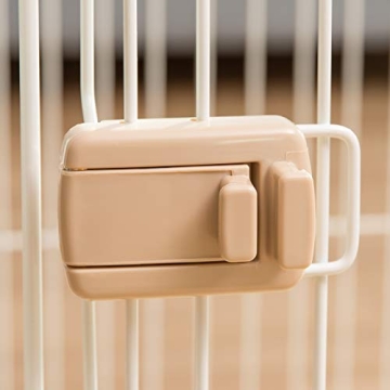 Stylish Medium Dog Crate from IRIS USA with Sliding Door