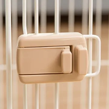 Stylish Medium Dog Crate from IRIS USA with Sliding Door