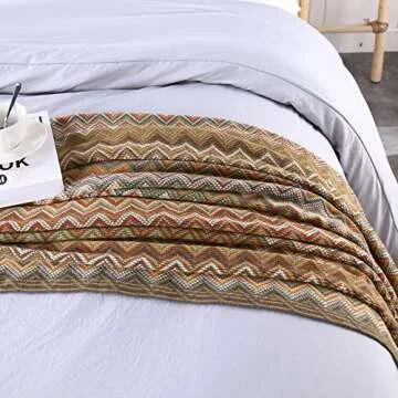 Cozy Lifein Fall Boho Throw Blanket for All Seasons