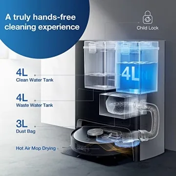 ECOVACS DEEBOT X1 Omni Robot Vacuum with Self-Cleaning Station