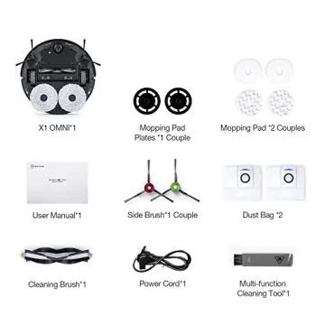 ECOVACS DEEBOT X1 Omni Robot Vacuum with Self-Cleaning Station