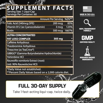 Nutrex Lipo-6 Black Hers Fat Burner for Women