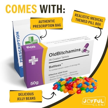 Funny Joke Prank Pill Box with Jelly Beans Candy