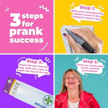 Funny Joke Prank Pill Box with Jelly Beans Candy