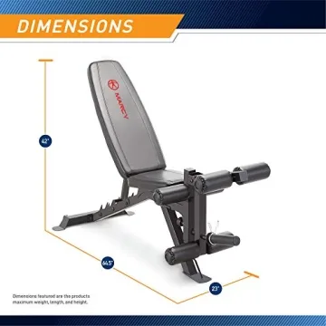Marcy 6 Position Adjustable Utility Bench with Leg Developer