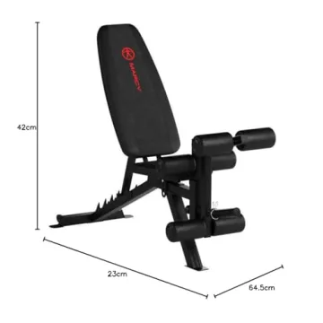 Marcy 6 Position Adjustable Utility Bench with Leg Developer