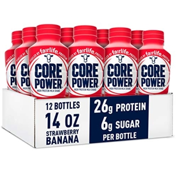 Strawberry Banana Protein Shake - Core Power 26g Protein