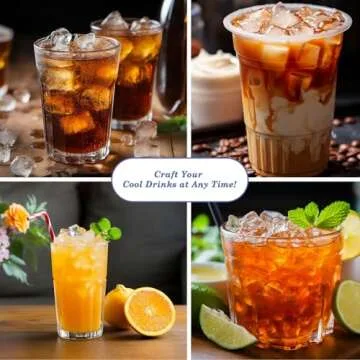 Mini Ice Cube Tray for Freezer: GGUW Nugget Ice Cube Tray with Bin - Crushed Ice Tray Making 4×117 PCS Icecube - Easy Release Iced Maker Trays