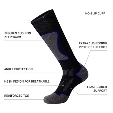 CS CELERSPORT Ski Socks for Ultimate Winter Comfort