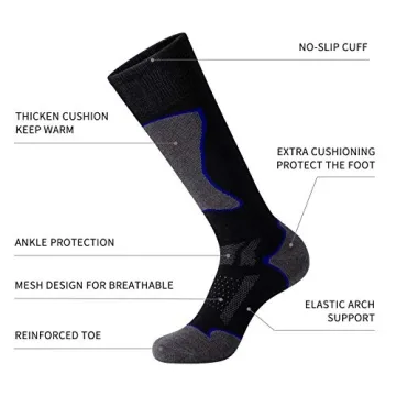 CS CELERSPORT Ski Socks for Ultimate Winter Comfort