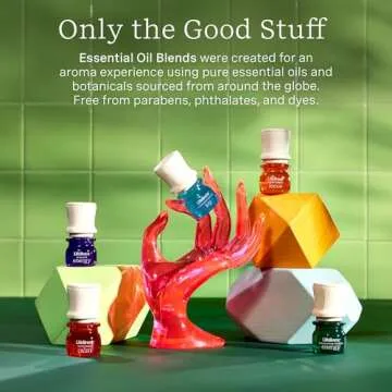 Lifelines Waves Ultrasonic Essential Oil Diffuser with Essential Oil Blend, 200ml - Aromatherapy Diffuser with Cascading Mist, Colored Lights & Auto-Shut Off Features - Home & Bedroom Essentials