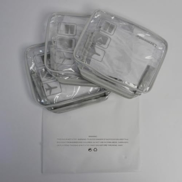 Lermende TSA Approved Clear Makeup and Toiletry Bag