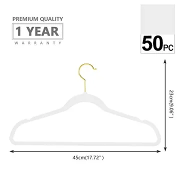 MIZGI Velvet Huggable Hangers - Elegant Slimline Design
