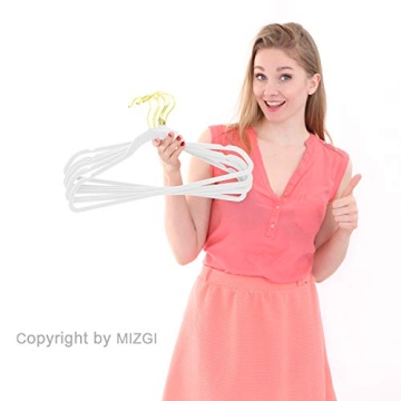 MIZGI Velvet Huggable Hangers - Elegant Slimline Design