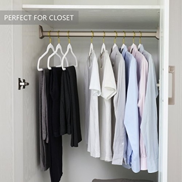 MIZGI Velvet Huggable Hangers - Elegant Slimline Design