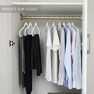 MIZGI Velvet Huggable Hangers - Elegant Slimline Design