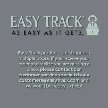 Easy Track 12 Inch Sliding Wardrobe Rod for Closet Organizing