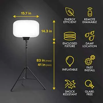 SeeDevil 150 Watt LED Balloon Light Kit for All Occasions