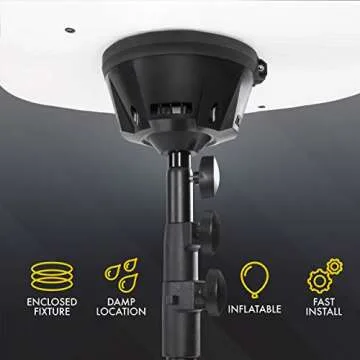 SeeDevil 150 Watt LED Balloon Light Kit for All Occasions